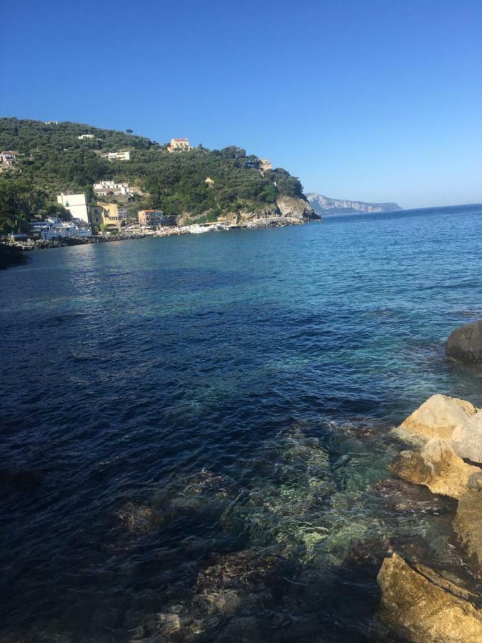 Apartmán Relais Del Mare Con Terrazza Fronte Mare Free Parking Massa Lubrense Exteriér fotografie